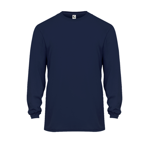 Badger Sport C2 L/S Tee (510400-001504), Color 'Navy'